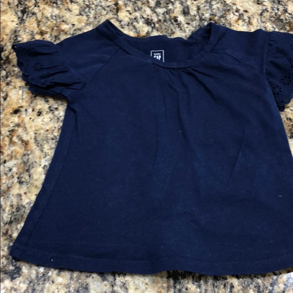 Gap baby t shirt size 18-24 month navy blue